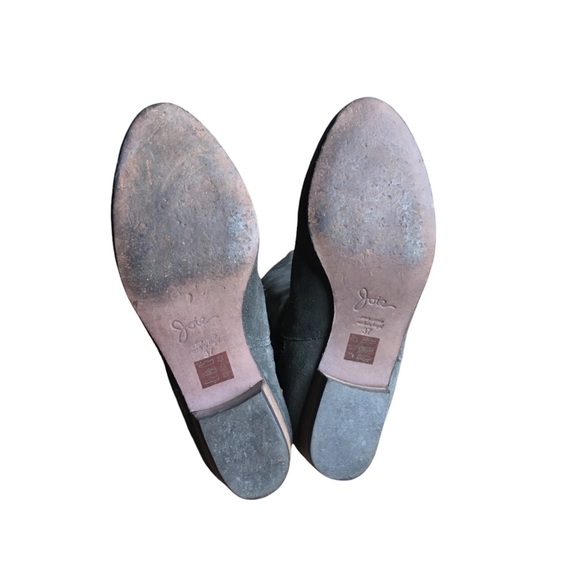 Joie Brown Suede over the Knee Leather Flat Heeled Boots Y2K - Picture 7 of 7